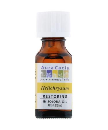Aura Cacia Pure Essential Oils Helichrysum Restoring .5 fl oz (15 ml)