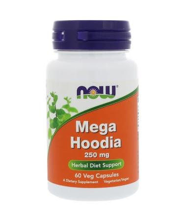 Now Foods Mega Hoodia 250 mg 60 Veg Capsules