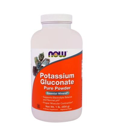 Now Foods Potassium Gluconate Pure Powder 1 lb (454 g)