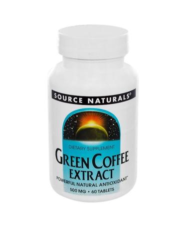 Source Naturals Green Coffee Extract 500 mg 60 Tablets