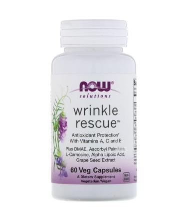 Now Foods Solutions Wrinkle Rescue 60 Veg Capsules