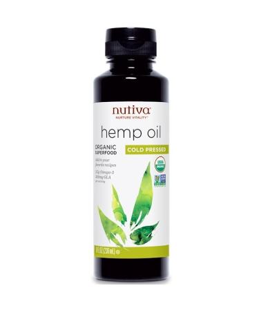 Nutiva Organic Hemp Oil Cold Pressed 8 fl oz (236 ml)