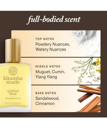 KUUMBA MADE Egyptian Musk & Sandalwood Fragrance Oil - 0.5 Fl Oz (Pack of 1) - Buy Online on GoSupps.com