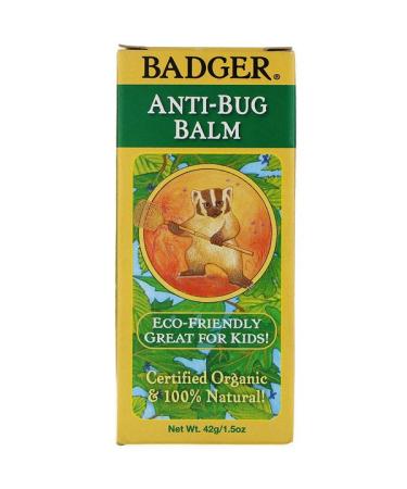 Badger Company Organic Anti-Bug Balm 1.5 oz (42 g)