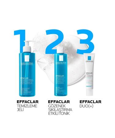 La Roche Posay Sebum Purifying and Anti-Blackhead Effaclar Gel for Oily and Sensitive Skin 400 ML  - Buy Online on GoSupps.com