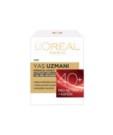 L'Oreal Paris Age Expert 40+ New Formula Anti-Wrinkle Firming Eye Cream 15 Ml - Buy Online on GoSupps.com