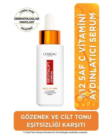 L'Oreal Paris Revitalift Clinical Pure Vitamin C Serum & Revitalift Filler 1.5% Pure Hyaluronic Acid Serum - Buy Online on GoSupps.com