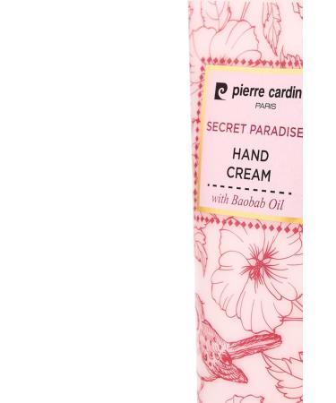 Pierre Cardin Secret Paradise Moisturizing Hand Cream with Baobab Oil and Vitamin E - Buy Online on GoSupps.com
