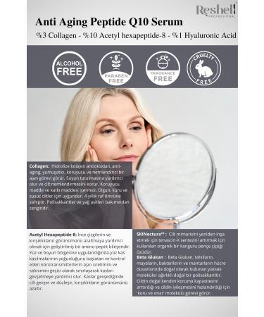 Reshell Anti-Aging and Anti-Wrinkle Skin Care Serum with Collagen Peptide 3% Collagen Peptide 30ml - Buy Online on GoSupps.com