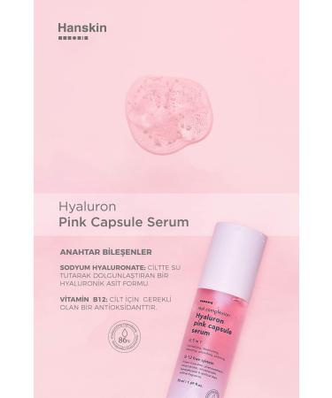 Hanskin Hyaluron Pink Capsule Serum-Pink Oil Capsule Serum-(MOISTURIZES SMOOTHES) 50 ml  - Buy Online on GoSupps.com