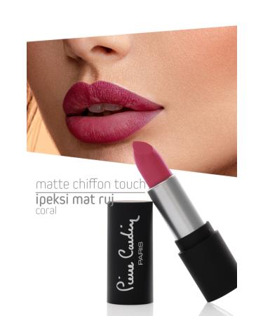 Pierre Cardin Matte Chiffon Touch Lipstick - Coral -179 - Buy Online on GoSupps.com