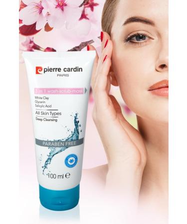 Pierre Cardin 3 In 1 Face Mask 100 Ml - 3 In 1 Face Cleansing Peeling Mask - Buy Online on GoSupps.com