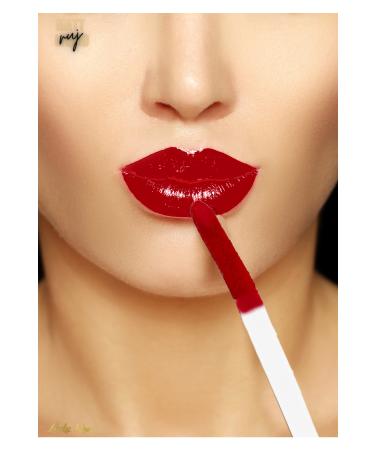 Lady Rose Liquid Lipstick Matte Lipstick Fever Red - Buy Online on GoSupps.com