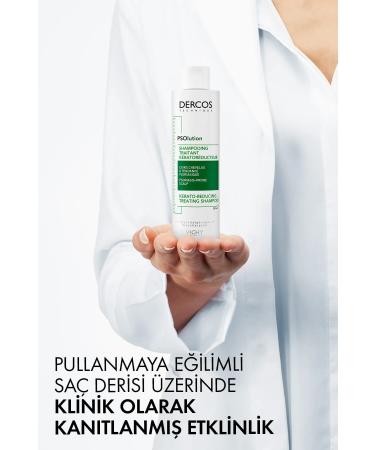 Vichy Dercos Psolution and Anti-Flaking Peeling Hair Care Shampoo 200 Ml - Buy Online on GoSupps.com