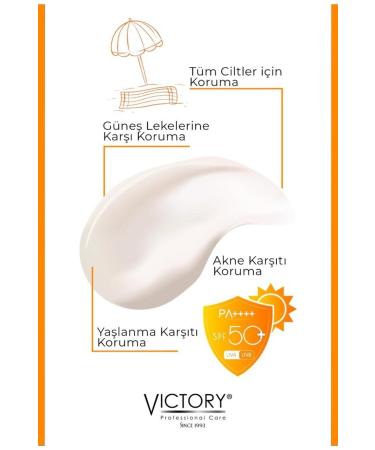 Victory Anti-Acne Spf50 Face Cream with Blue Light Filter 50 ml - Buy Online on GoSupps.com