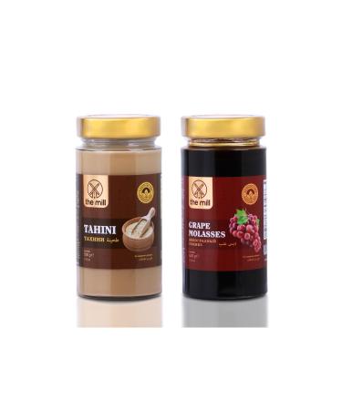 The Mill Grape Molasses 620g Glass Jar - Halal - Suitable for Vegans - Naturally Processed - Buy Online on GoSupps.com