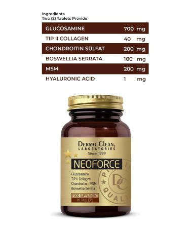 NeoForce 90 TABLET GLUCOSAMINE TYPE 2 COLLAGEN SET OF 2 - Buy Online on GoSupps.com