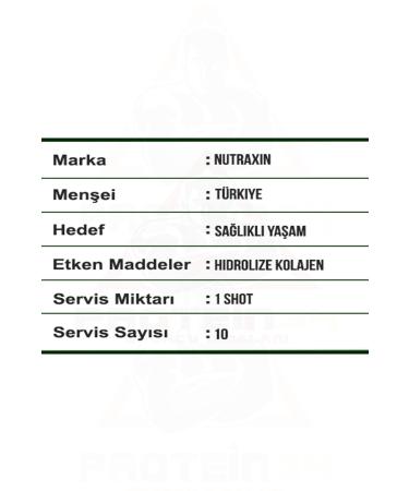 Nutraxin Beauty Collagen Gold Quality 50 Ml 10 Shot Fish Collagen Strawberry Aroma Sase Collagen - Buy Online on GoSupps.com