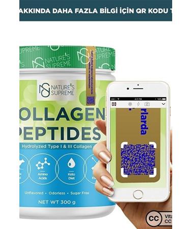 Natures Supreme Collagen Peptides Powder 300 gr Unflavored - Buy Online on GoSupps.com