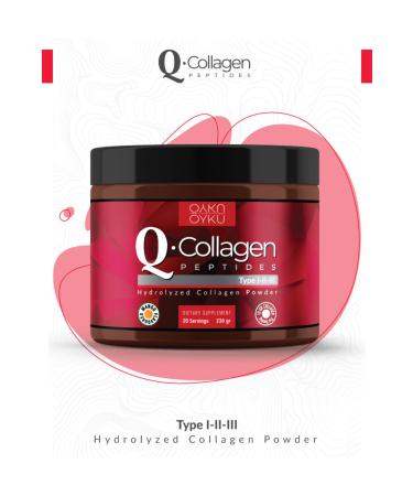 Story Q-collagen Hydrolyzed Collagen Type 1-2-3 Vitamin C 238 gr 2000 Dalton - Buy Online on GoSupps.com