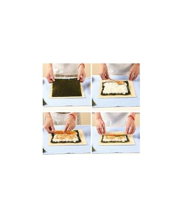 Elisa Food Organic Bamboo Sushi Mat + Natural Nori Sushi Seaweed - Buy Online on GoSupps.com