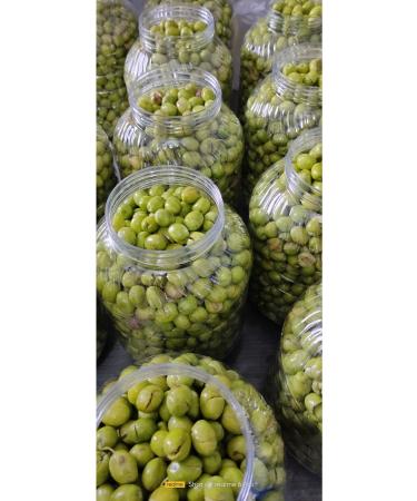 Mut Pearl Olives & Olive Oil Cracked Green Olives Net: 3.5 Kg - Buy Online on GoSupps.com