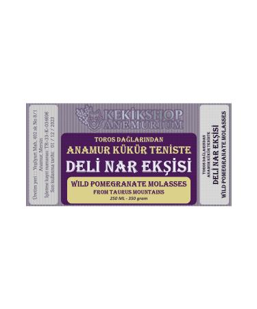 Kekikshop Anemurium Deli Pomegranate Syrup 250ml - 350gr No Additives No Sugar and No Salt Added 100% Pure - Buy Online on GoSupps.com