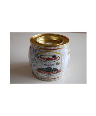 Karabacak Olive Karabacak Black Olive Super Size 2 Kg Tin Can - Buy Online on GoSupps.com