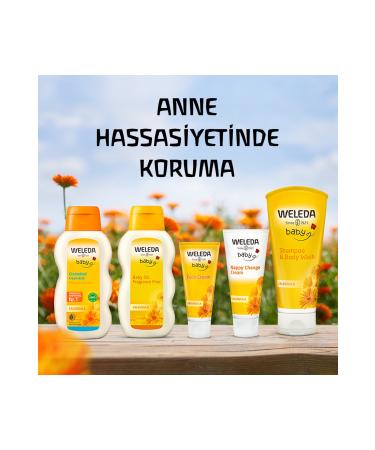 Weleda Calendula Organic Cleansing and Moisturizing Bath Cream 200ml - Buy Online on GoSupps.com