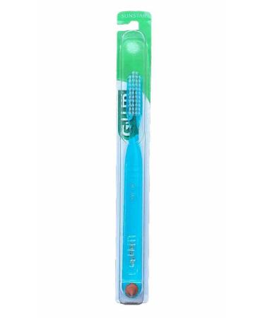 GUM 411 Classic Full size brushes Soft Toothbrush With Rubber Tip - 12 count - Buy Online on GoSupps.com