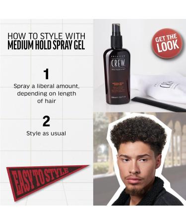 Discover American Crew Medium Hold Spray Gel 8.45 oz - Elevate Your Style Instantly! - Buy Online on GoSupps.com