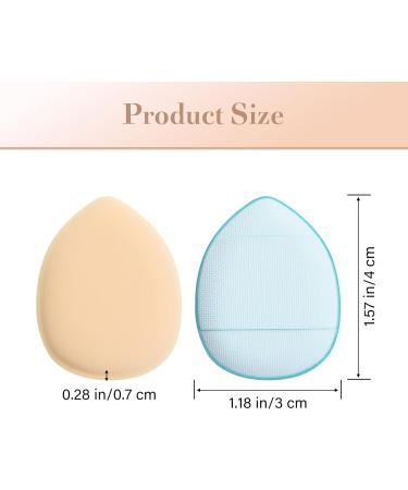 WLLHYF Powder Puff 12 Pieces Triangle Cushion Pads Face Makeup Setting Mini Finger Sponge Brush Beauty Blender for Foundation Concealer Cosmetic Tool - Buy Online on GoSupps.com
