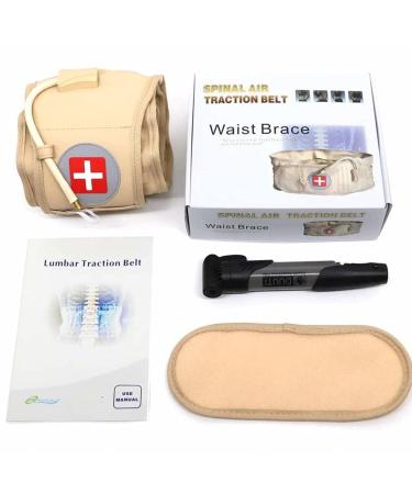 Back Support Decompression Belt - Inflatable Lumbar Relief for Sciatica | Pain Relief for Men & Women - Buy Online on GoSupps.com