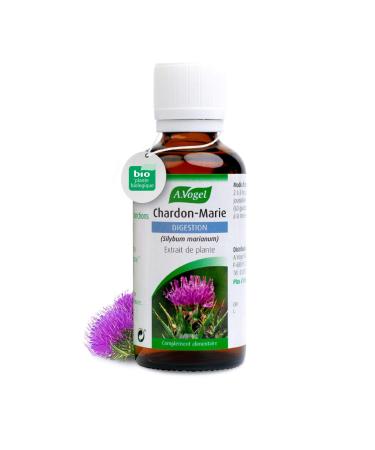 A.VOGEL - Dietary supplement - Fludified and soothed digestion - Supports the proper functioning of the liver - Antioxidant and detox - Organic milk thistle extract - 50 ml