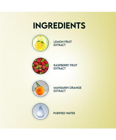 Lemon Body Wash - Refreshing Citrus Cleanser with Raspberry & Avocado Extracts for Softer Skin | Unisex | 300ml - Buy Online on GoSupps.com