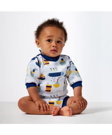 Splash About Happy Nappy Wetsuit - Tug Boats | Reusable Swim Nappy 6-14 Months - Buy Online on GoSupps.com