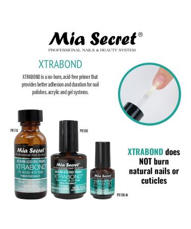 Mia Secret No-Burn Acid-Free Primer 1 oz. - Professional Nail Care Solution - Buy Online on GoSupps.com