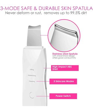 Rechargeable Facial Silicone Pore Cleaner - Waterproof Face Scrubber & Blackhead Remover for All Skin Types | 3 Modes Deep Cleansing Tool - Buy Online on GoSupps.com