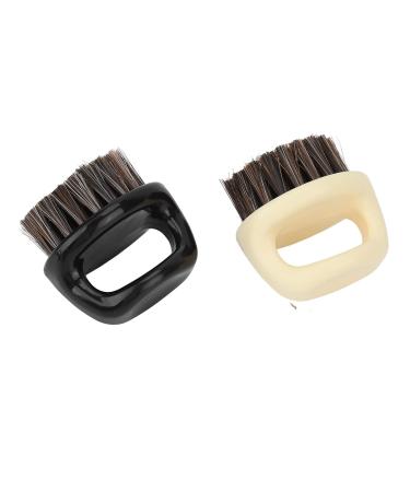 Ankle Brush & Mustache Brush Set for Men 4 Soft Bristle Beard Styling Brushes with Round Handle - Perfect Grooming Tools - Buy Online on GoSupps.com