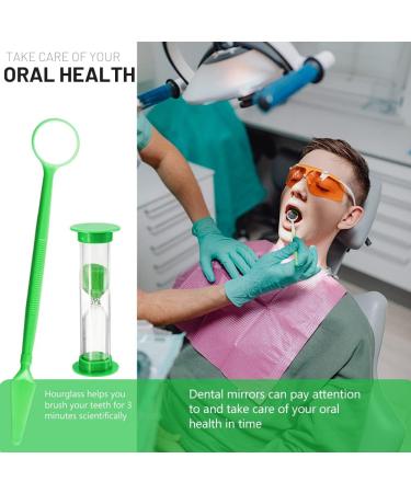 Uouovo Portable Orthodontic Care Kit for Braces - 2 Piece Set with Interdental Brush, Dental Wax, Floss, Toothbrush - Green & Red - Buy Online on GoSupps.com