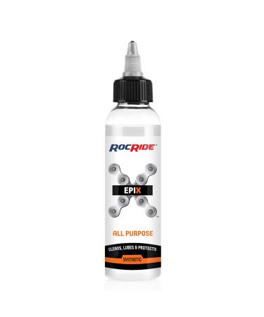 RocRide EPIX All-Purpose Bike Chain Lube. Synthetic Oil Cleans, Lubes and Protects Against Wear and Corrosion. 1