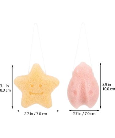 Cabilock 2pcs Loofah Facial Sponges for Exfoliating, Makeup Removal, and Face Scrubbing - Buy Online on GoSupps.com