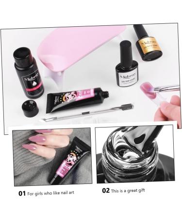 Healeved 1set Manicure Tools Set Manicure Glue Manicure Gel Manicure Extension Tool Manicure Lengthen Kit Nail Extend Abs - Buy Online on GoSupps.com