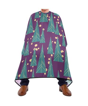 Waterproof Barber Cape -Tree Pattern 6 Cheetah Haircut Bib for Men Unisex Hair Cutting Cape(8rp1a)