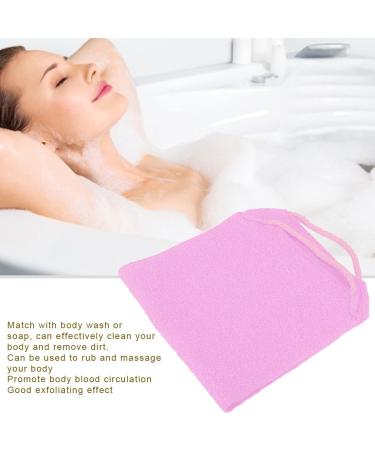 Serviette de bain frotter nettoyage du corps de toilette gommage lastique douche gommage frottement Massage serviette de bain sangle 5 couleurs en option(Rose) - Buy Online on GoSupps.com