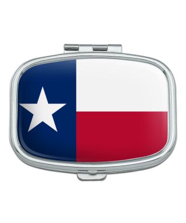 Texas State Flag Rectangle Pill Case Trinket Gift Box