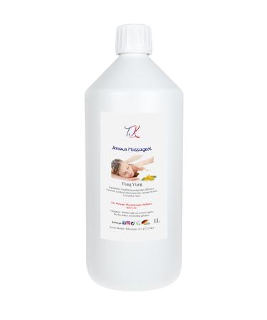 Huile de massage aromatique pour massage physioth rapie bien- tre et bien plus encore qualit m dicinale (1l Ylang Ylang)