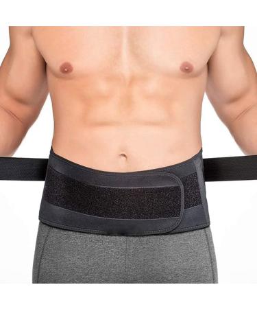 Lower Back Support Belt for Men & Women | Lordosis Pain Relief & Posture Correction | Adjustable Breathable Waist Support for Herniated Disc Sciatica & Scoliosis - Black - Buy Online on GoSupps.com
