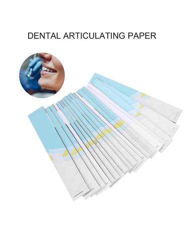 Ankroyu 200 Dental Paper Strips - Tooth Bite Articulation & Oral Care Accessories - Blue Dental Requirements for Optimal Teeth Care - Buy Online on GoSupps.com