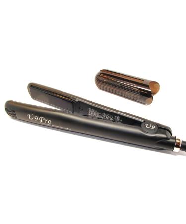 U9 Professional 1 Inch Ionic Tourmaline Hair Straightener | Adjustable Temp Dual Voltage Instant Heat - Super Smooth Ceramic Flat Iron - Buy Online on GoSupps.com